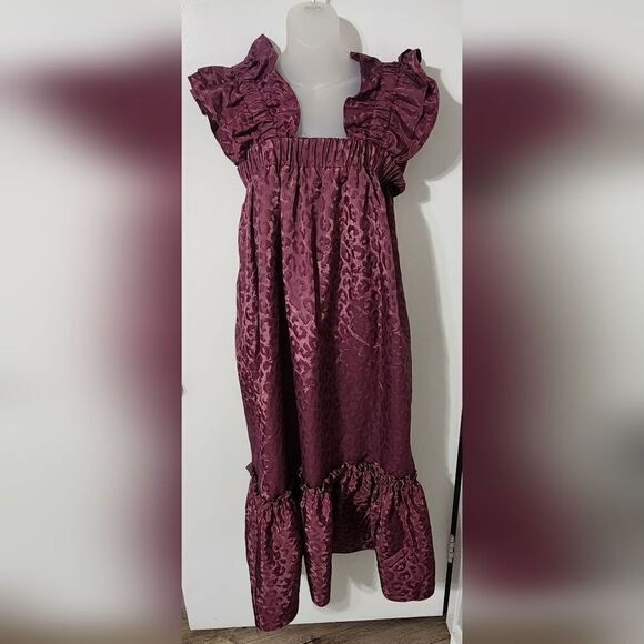 Inclán Studio Dress print leopard size M - Picture 2 of 11